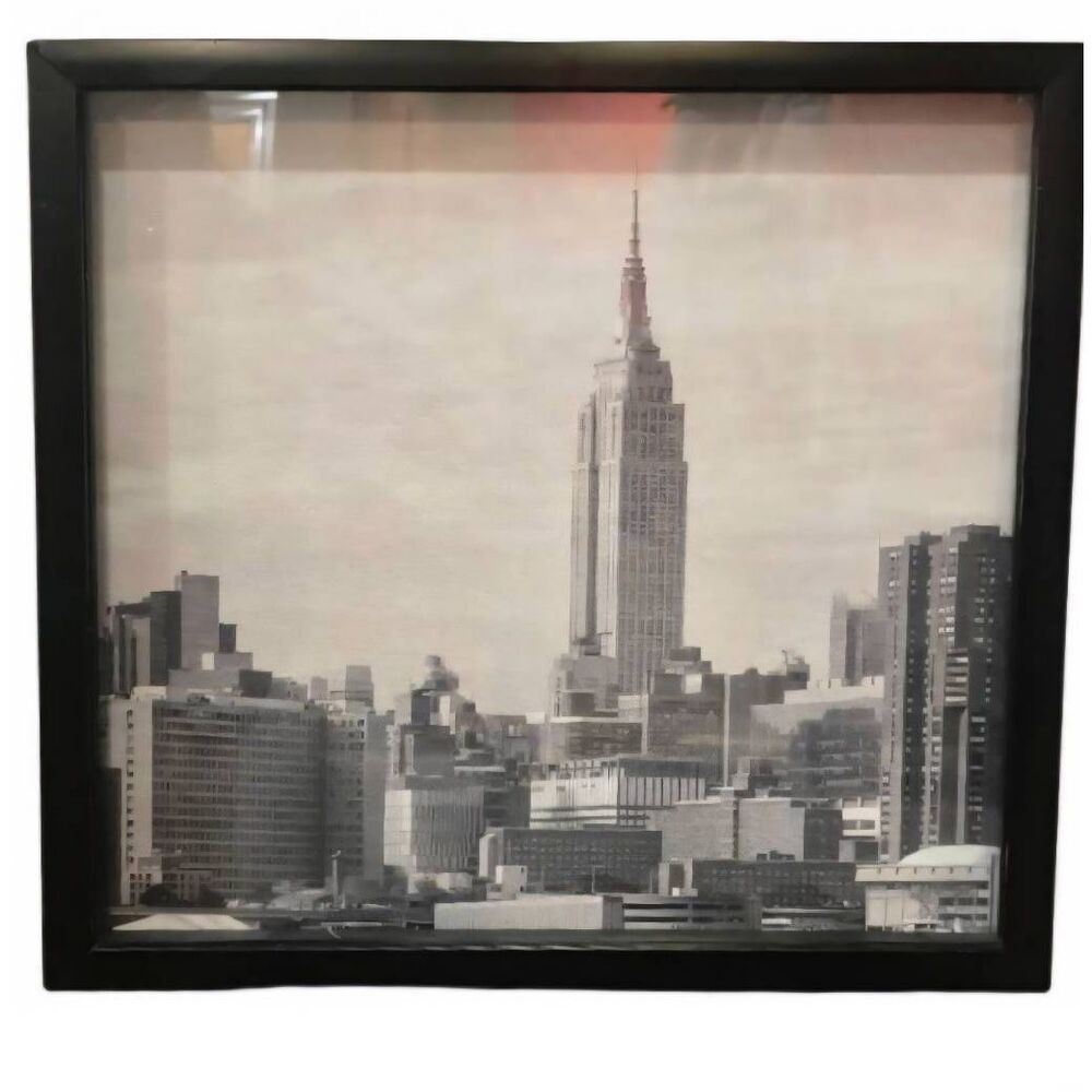 At Home Empire State Building Framed Art